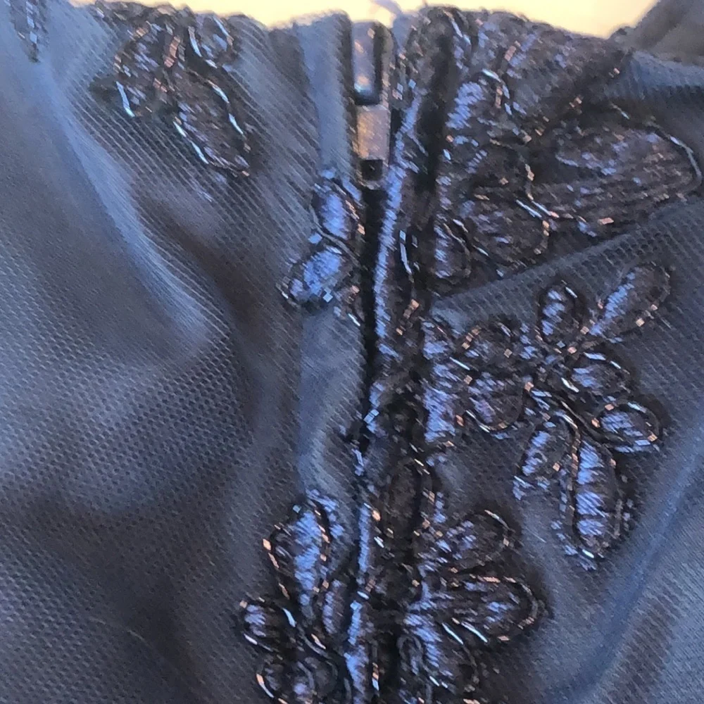 RARE EDITIONS Elegant Navy Dress with Embellishments & Floral Embroidery Girl 7